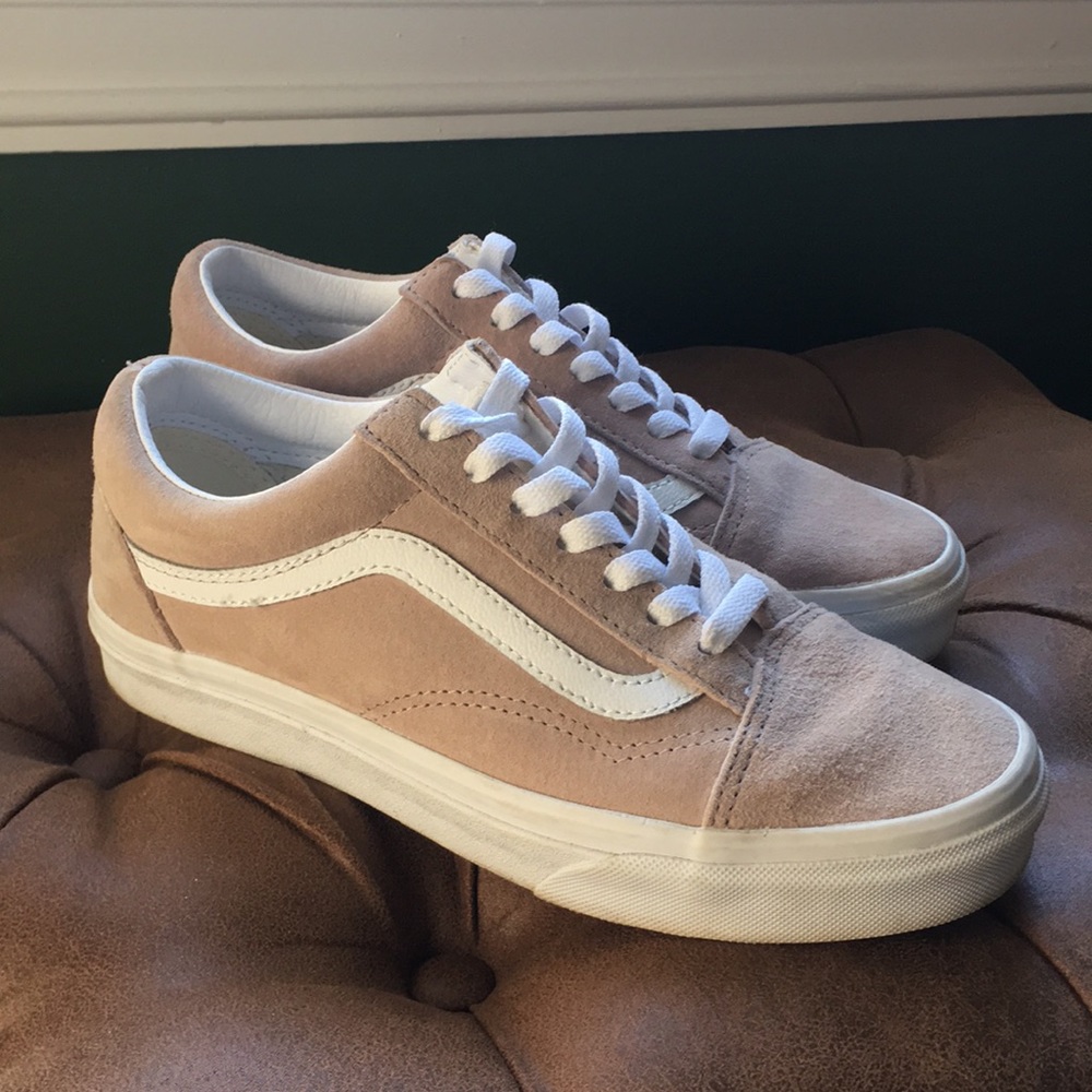 Vans Old Skool women’s 6.5 suede blush pink